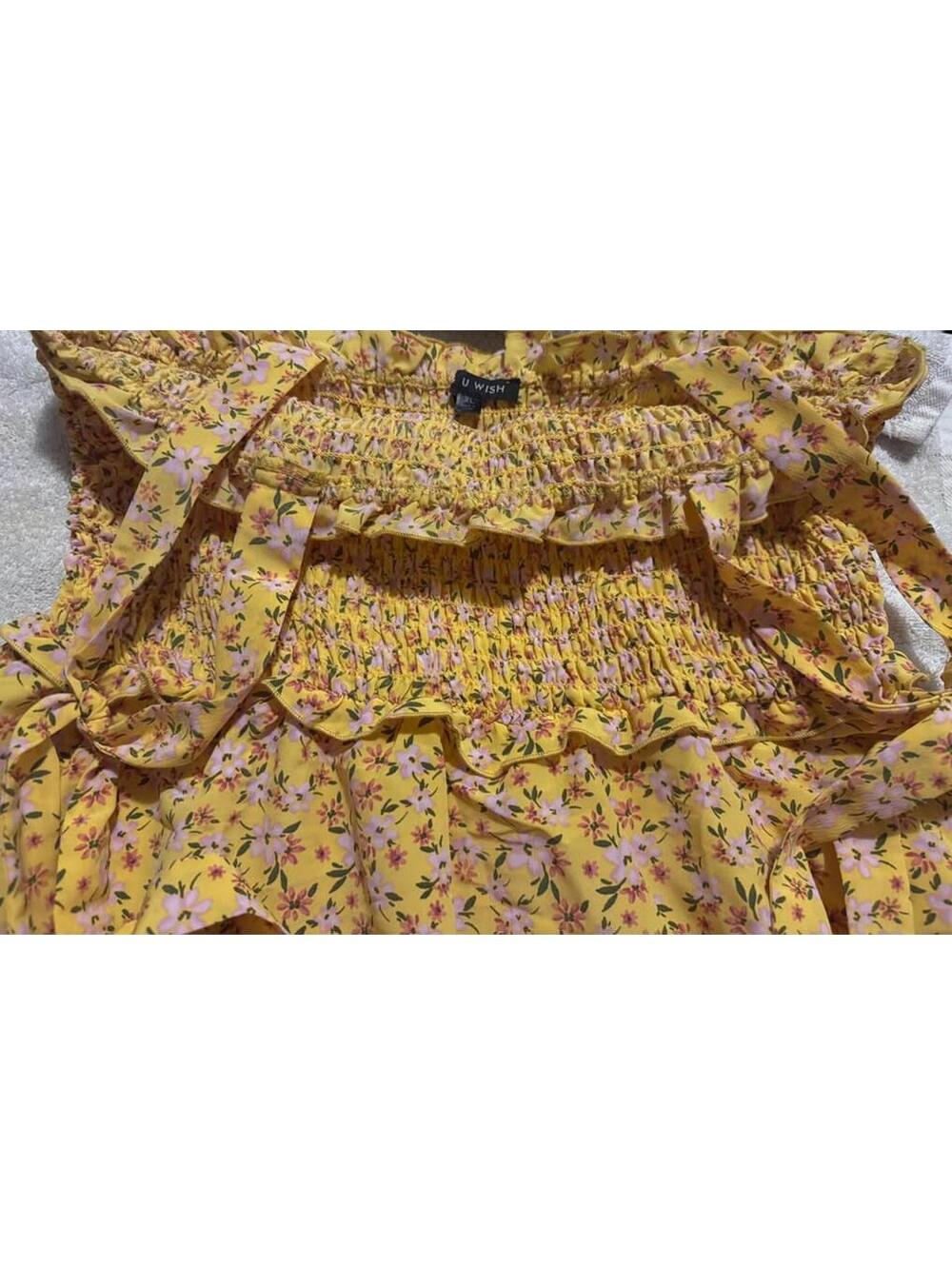 Women's Floral Tank Top - Size XL - Good Condition - Picture 2 of 2